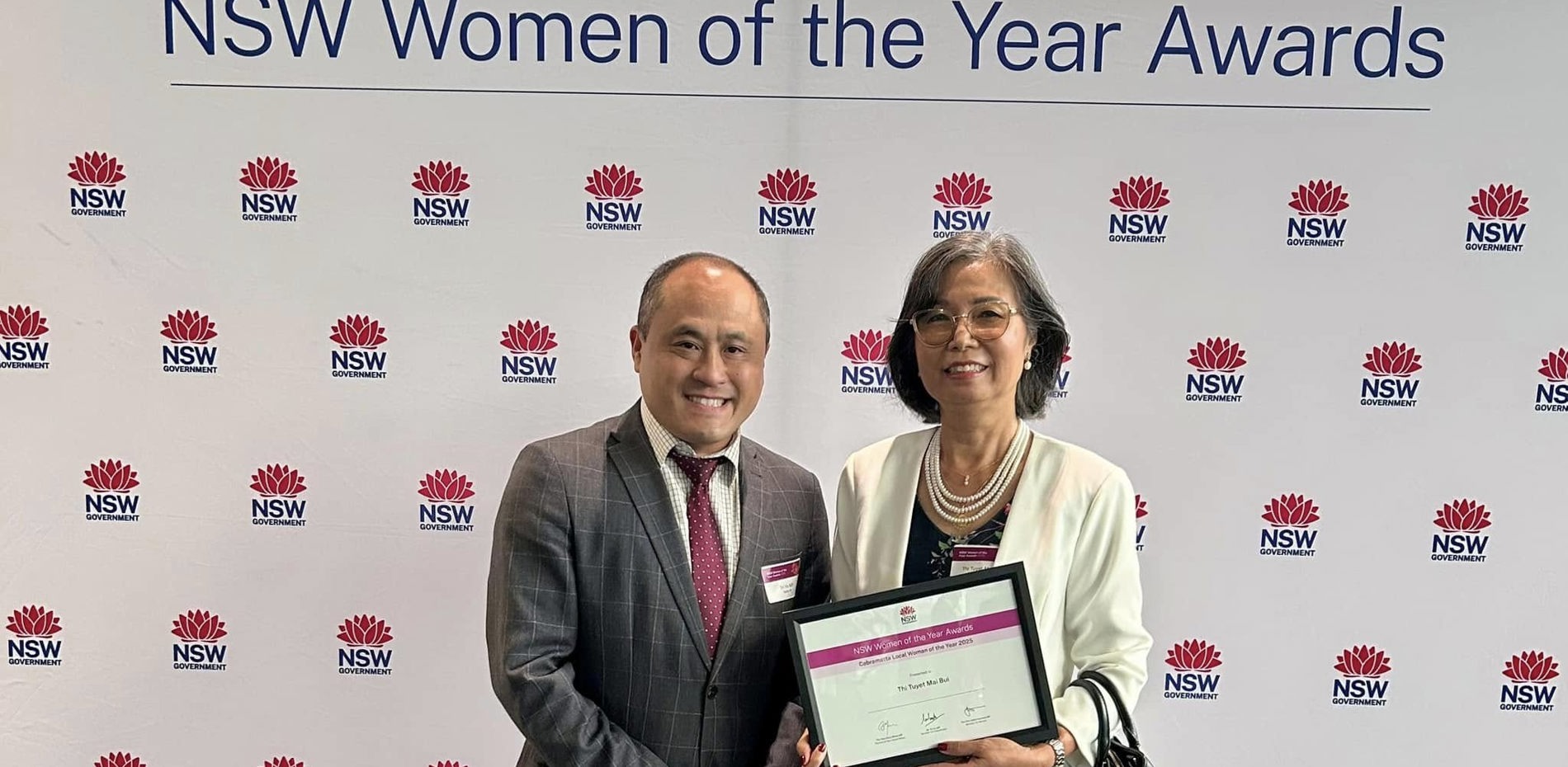 Congratulation Cabramatta Local Woman of the Year 2025 Mrs Thi Tuyet Mai Bui Main Image